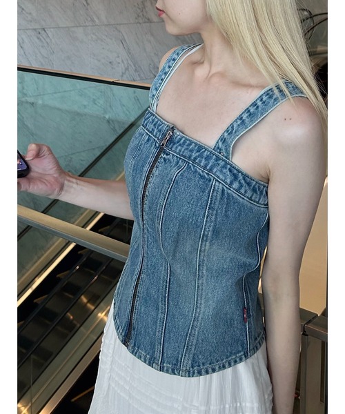 ブラウス シャツ 「SNIDEL/Levi's」SCLUPTED BUSTIER レディース