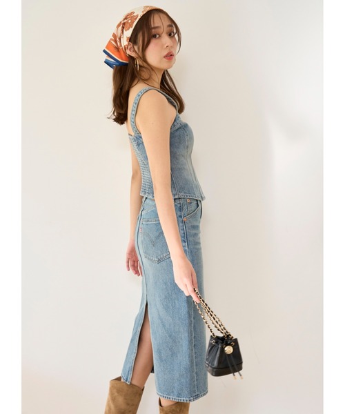 ブラウス シャツ 「SNIDEL/Levi's」SCLUPTED BUSTIER レディース Levi's ブラウス シャツ 「SNIDEL/Levi's」SCLUPTED BUSTIER