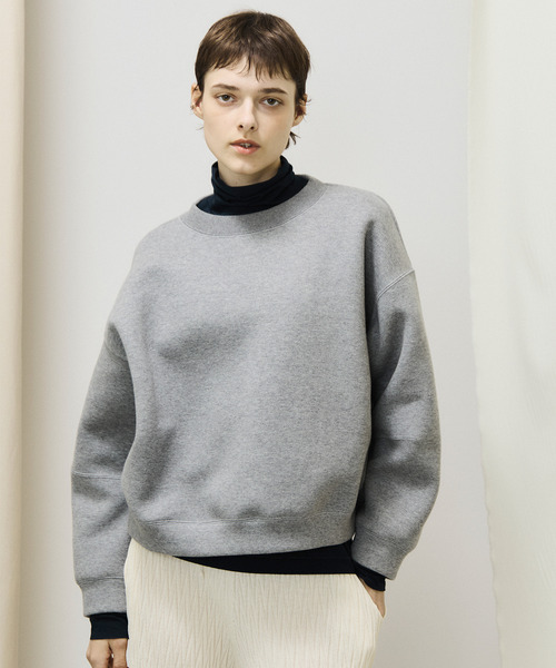 トレーナー スウェット unfil アンフィル / double faced jersey wide-body sweatshirt ダブルフェイスジ