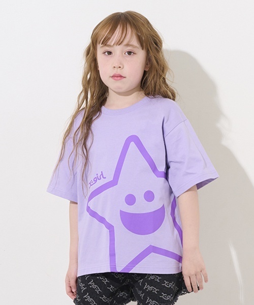 X-girl Stages（エックスガールステージス） tシャツ ビッグキラッキー