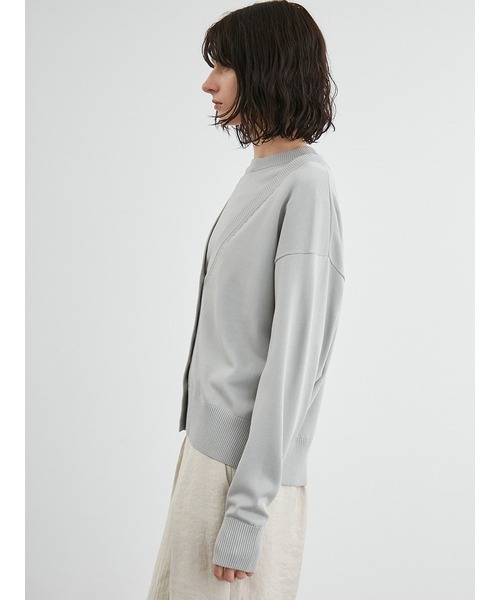 「styling/」 ニットカーディガン FREE シルバー レディース styling/ 「styling/」 ニットカーディガン FREE シルバー