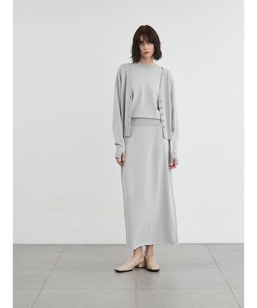 「styling/」 ニットカーディガン FREE シルバー レディース styling/ 「styling/」 ニットカーディガン FREE シルバー