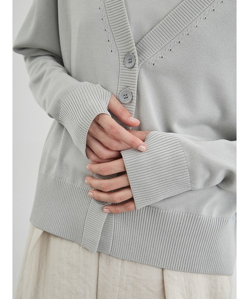 stylingカーディガン(厚手)/one/アクリル/GRY/16WNT234050 styling/(スタイリング) / カーディガン(厚手)/one/アクリル/GRY