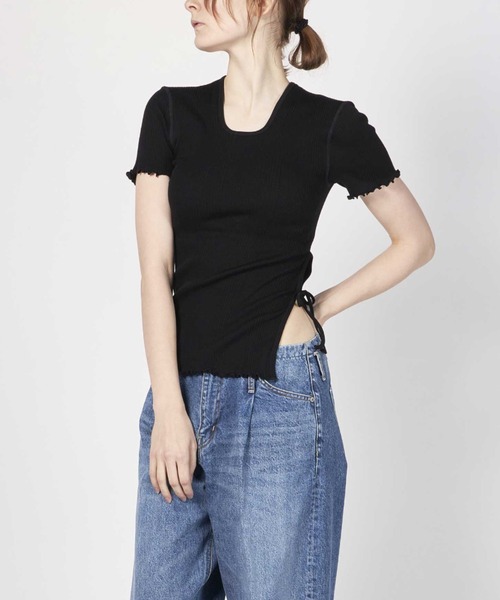 tシャツ HAKUJI RANDOM RIB BRA HS PO レディース