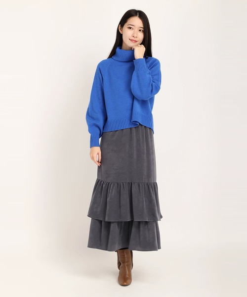 「STRAWBERRY-FIELDS」 タートルネックニット 2 オフホワイト レディース_画像9