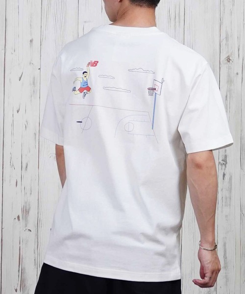 New Balance（ニューバランス） tシャツ 半袖Tシャツ/半袖Tee バック