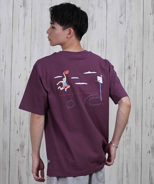 New Balance（ニューバランス） tシャツ 半袖Tシャツ/半袖Tee バック