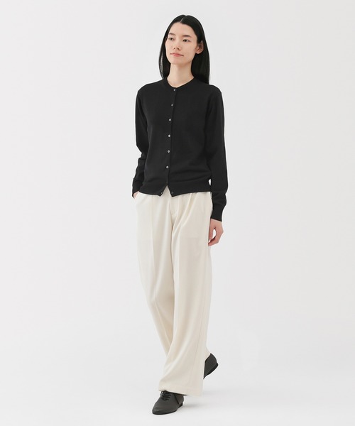 無印良品（MUJI） カーディガン 婦人 UVカット強撚コットンクルー