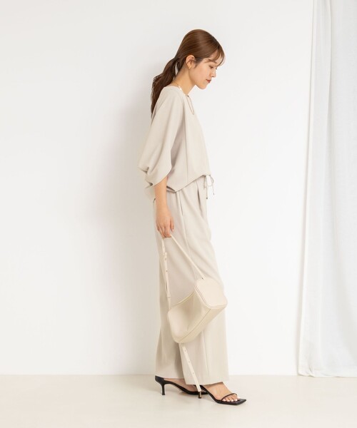 ブラウス シャツ 「セットアップ対応」シアーローン２WAYシャツ レディース セットアップ対応》シアーローン2WAYシャツ | NOLLEY'S
