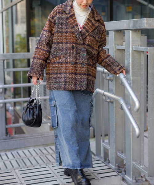 「SpRay」 ジャケット FREE ブラウン レディース_画像7