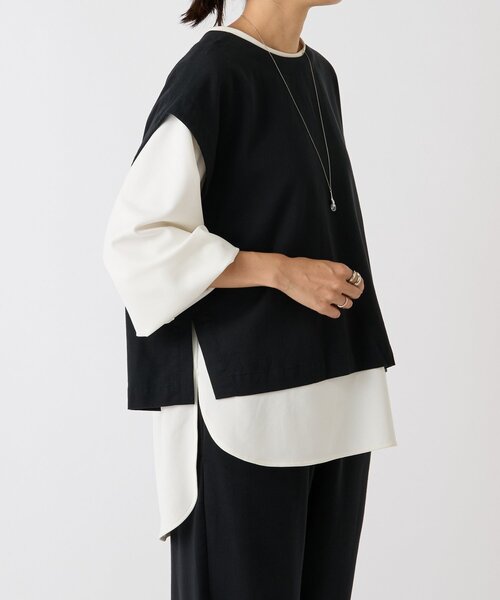 BEARDSLEY（ビアズリー） ブラウス シャツ ショートベスト レディース