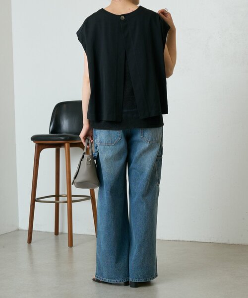 BEARDSLEY（ビアズリー） ブラウス シャツ ショートベスト レディース