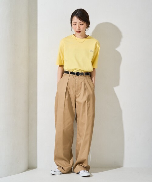 FREAK'S STORE tシャツ 限定展開 LACOSTE/ラコステ ワンポイント