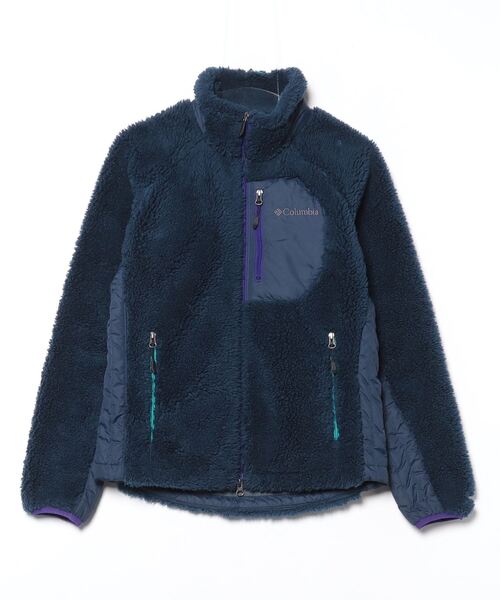   ネイビー ジップアップジャケット FREAK'S STORE（フリークスストア） ジップアップブルゾン SMALL