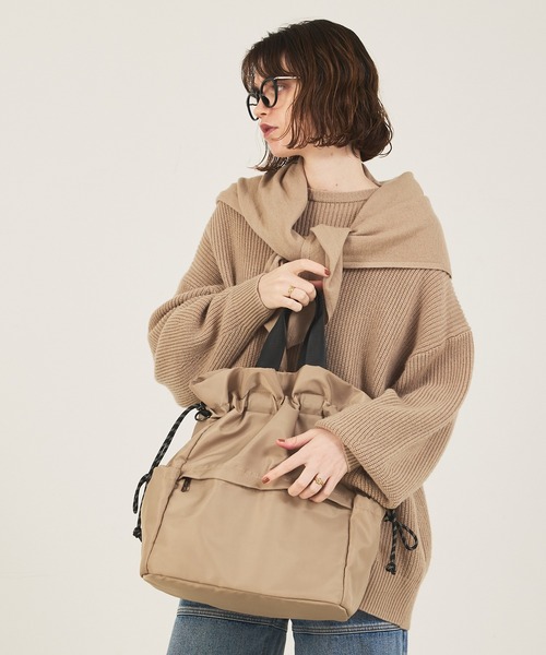 デイバック リュック 「再入荷/新色追加」SOUER/3WAYリュックトート/A4サイズ対応/ナップサック/トートバッグ レディースの画像