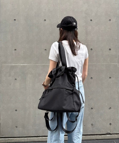 デイバック リュック 「再入荷/新色追加」SOUER/3WAYリュックトート/A4サイズ対応/ナップサック/トートバッグ レディースの画像