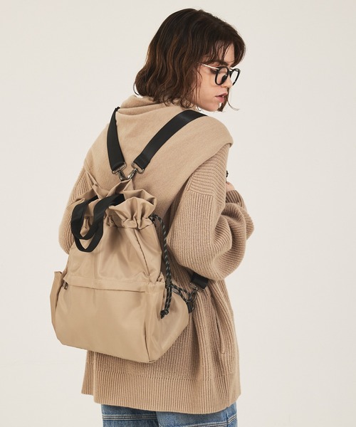 デイバック リュック 「再入荷/新色追加」SOUER/3WAYリュックトート/A4サイズ対応/ナップサック/トートバッグ レディースの画像