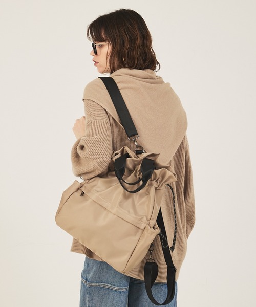 デイバック リュック 「再入荷/新色追加」SOUER/3WAYリュックトート/A4サイズ対応/ナップサック/トートバッグ レディースの画像