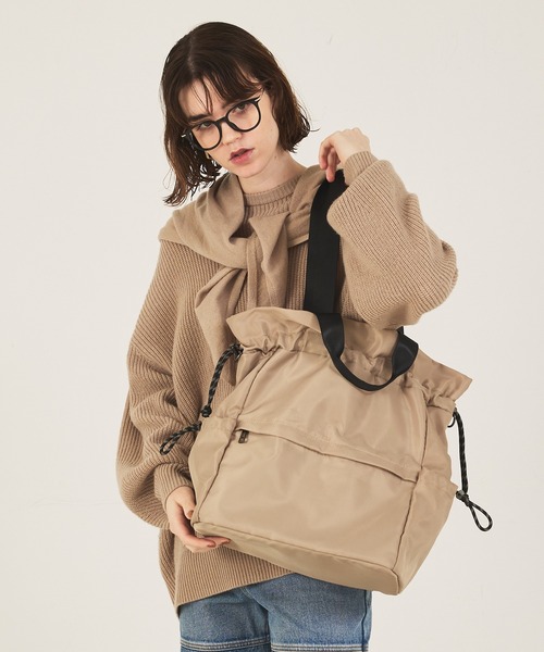 デイバック リュック 「再入荷/新色追加」SOUER/3WAYリュックトート/A4サイズ対応/ナップサック/トートバッグ レディースの画像