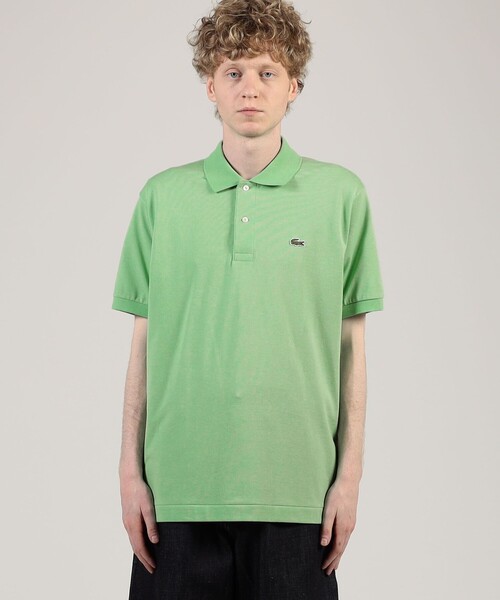 新品 LACOSTE ポロシャツL1212 蛍光黄緑 文字ワニ サイズ5 LACOSTE（ラコステ） ポロシャツ LACOSTE L1212 ポロシャツ メンズ