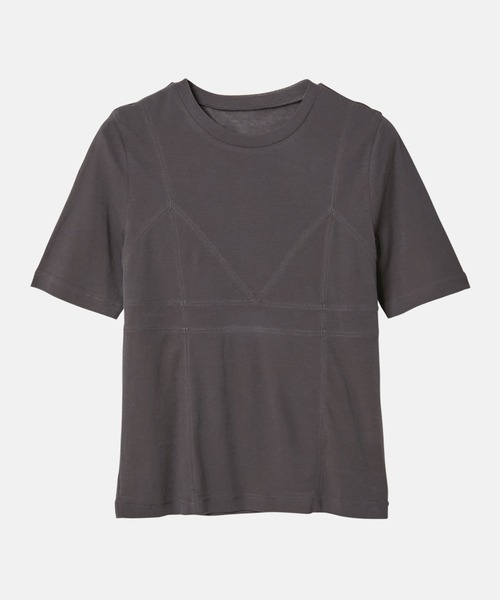tシャツ セミシアートライアングルブラジャージートップ / Semi Sheer Tringle Bra Jersey Top レディース