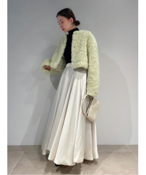 snidel ホワイト SNIDEL（スナイデル） 7分袖ワンピース 1 ホワイト レディース