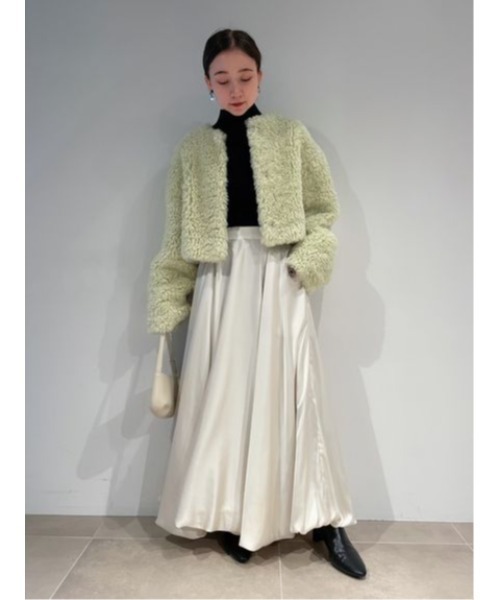 SNIDEL（スナイデル） ノーカラージャケット FREE ホワイト レディース