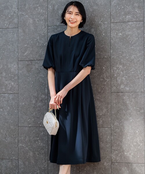 23区半袖ワンピース Lサイズ限定/吸水速乾/UVカット/接触冷感/】ストレッチジョー