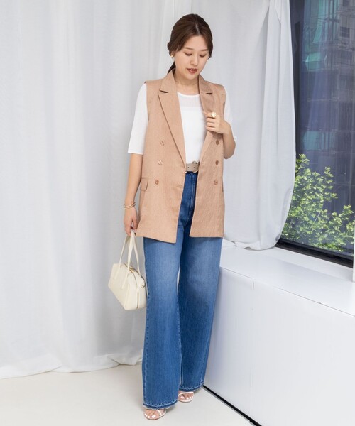 NOLLEY'S ニット セーター 「手洗い可能」ベーシック半袖ニット