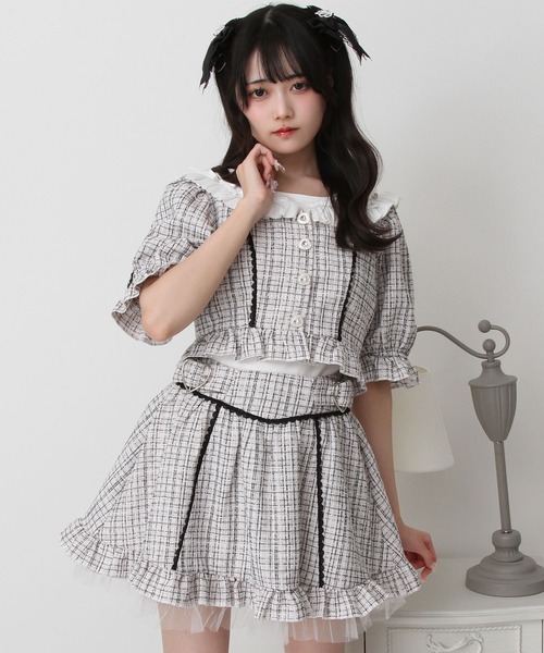 DearMyLove セットアップ サマーツイードミニセットアップ レディース