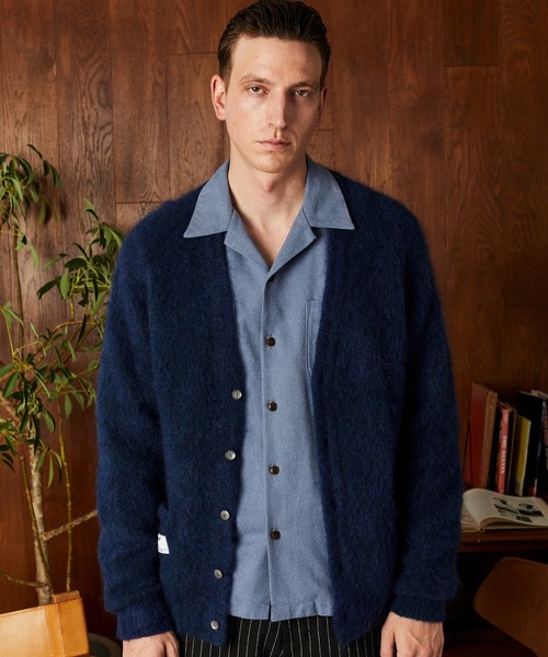 Schott N.Y.C カーディガン Schott/ショット/MOHAIR KNIT