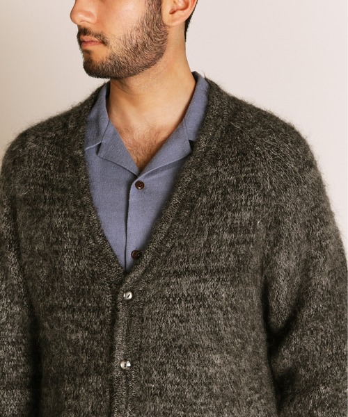 Schott N.Y.C カーディガン Schott/ショット/MOHAIR KNIT
