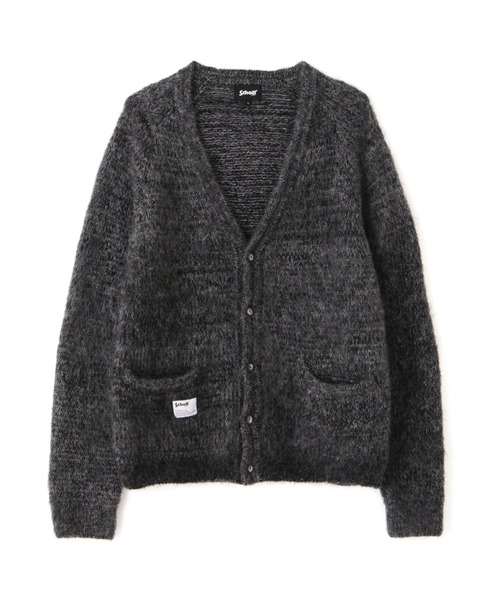 Schott モヘアニットカーディガン Schott N.Y.C カーディガン Schott/ショット/MOHAIR KNIT