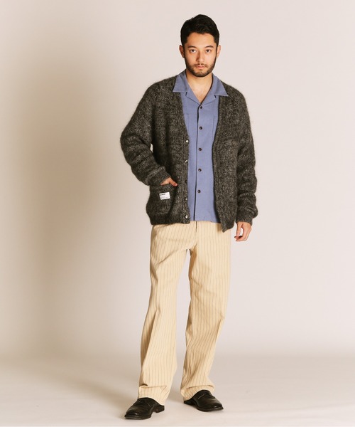 Schott N.Y.C カーディガン Schott/ショット/MOHAIR KNIT