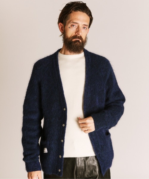 Schott N.Y.C カーディガン Schott/ショット/MOHAIR KNIT