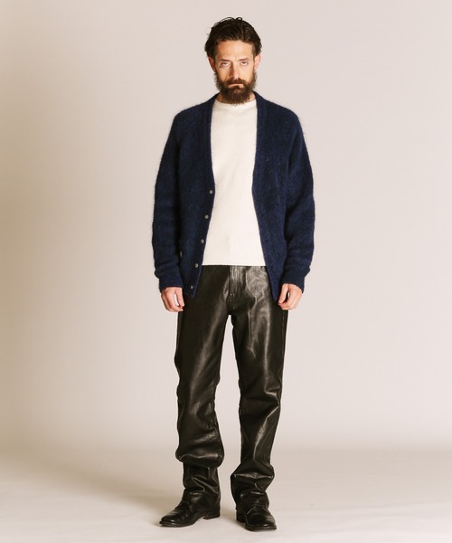 Schott モヘアニットカーディガン Schott N.Y.C カーディガン Schott/ショット/MOHAIR KNIT