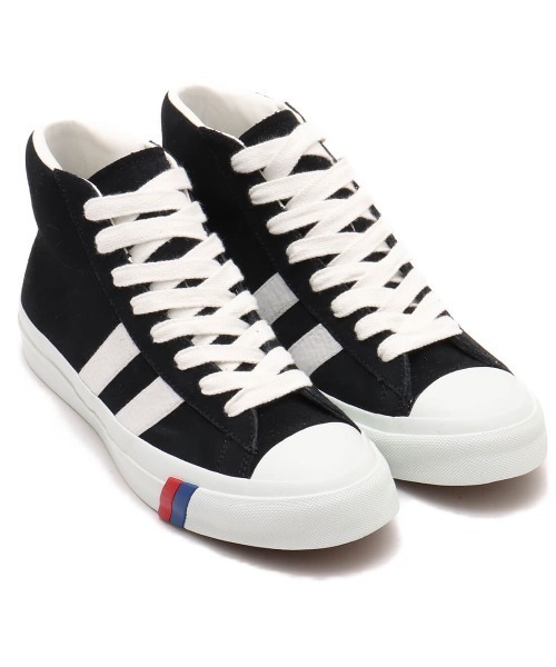 プロケッズ　PRO keds 黒白スニーカー Vibramソール ベトナム製 PRO-Keds（プロケッズ） スニーカー PRO-Keds ROYAL PLUS SUEDE HI