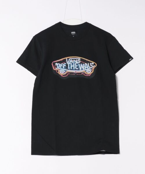 【VANSアパレル(WJ)】M Neon Signboard TEE WHITE 国内発送 VANS tシャツ VANSアパレル(WJ) ヴァンズ M Neon Signboard TEE