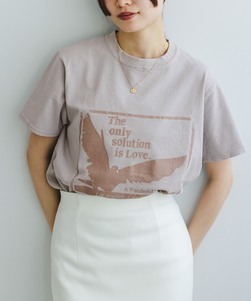 「Couture d'adam」 半袖Tシャツ 38 ベージュ レディース