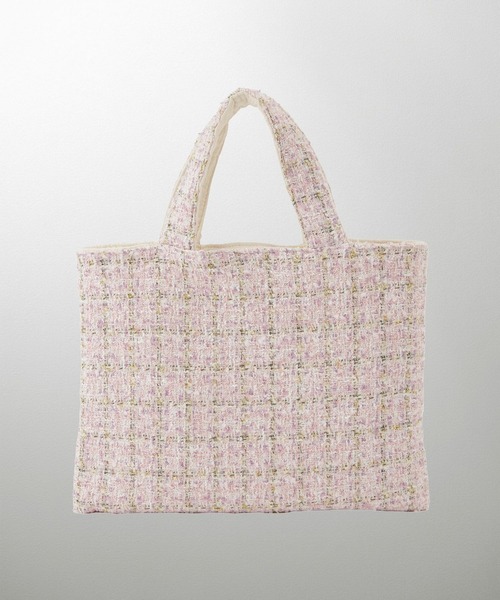 HUIT bouquet トートバッグ ヌビ×ツイード リバーシブル バッグ