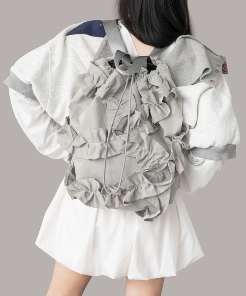 Casselini（キャセリーニ） デイバック リュック フリルナップサック 