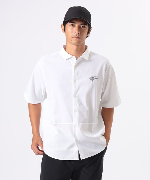 BEAMS GOLF ポロシャツ ORANGE LABEL / ワイド 切り替え ポロ襟