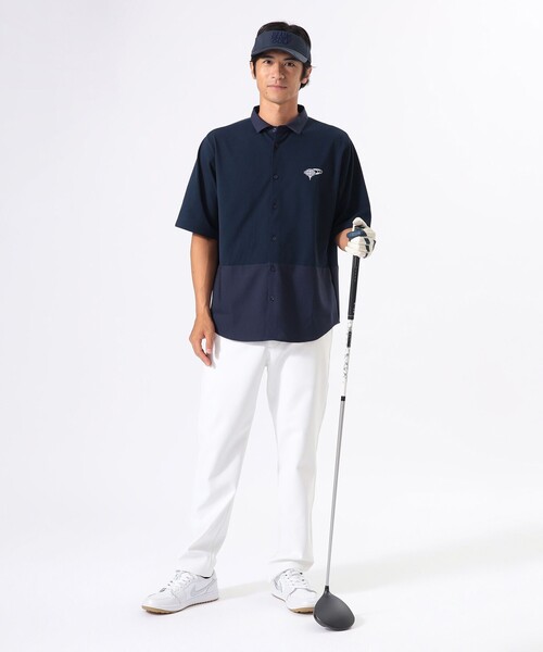 BEAMS GOLF ポロシャツセット♪ BEAMS GOLF ポロシャツ ORANGE LABEL / ワイド 切り替え ポロ襟