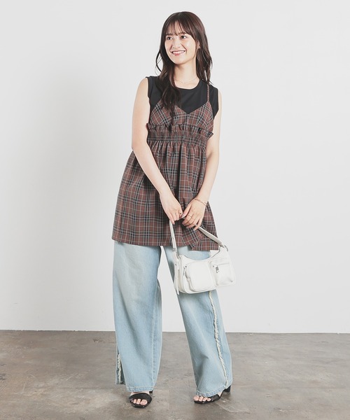 【CAMEL】キャミソール ブラウス Honeys（ハニーズ） キャミソール キャミブラウス : ZOZOTOWN Yahoo!店