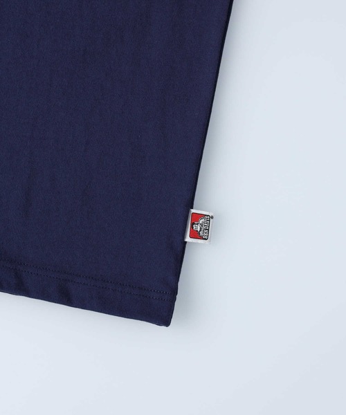 「BEN DAVIS」 半袖Tシャツ L オレンジ メンズ