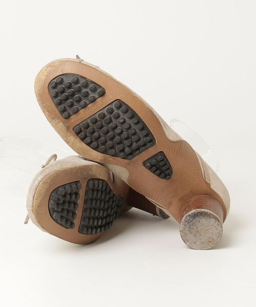 「tsumori chisato WALK」 リボンパンプス 22.5cm ベージュ レディース_画像3