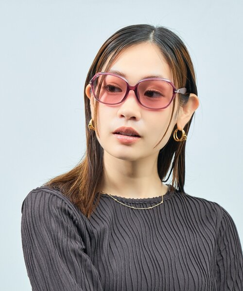 Zoff（ゾフ） サングラス uvカット ウェリントン型 サングラス｜ラバー
