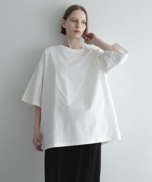 「remer」 7分袖Tシャツ SMALL ターコイズブルー メンズ