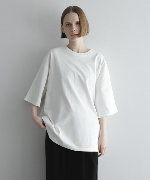「remer」 7分袖Tシャツ SMALL ターコイズブルー メンズ