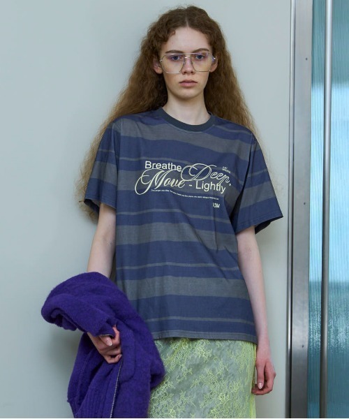 tシャツ 「25AW PRE-ORDER」Breathe Border T-shirt/BreatheボーダーTシャツ「MAISON SPECIAL/